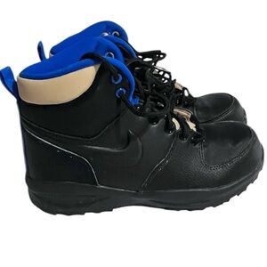 Nike Manoa Black & Blue Boots Youth